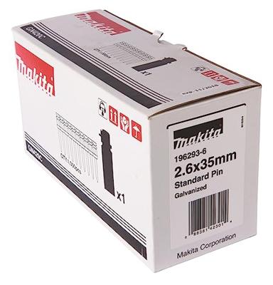 Makita Accessoires Betonnagel gas BLK Lengte 35mm Diameter 2,6mm - 196293-6
