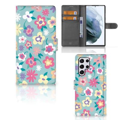 Samsung Galaxy S22 Ultra Hoesje Flower Power Samsung Galaxy S22 Ultra Hoesje Flower Power