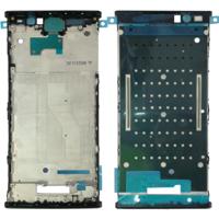 Voorzijde huisvesting LCD Frame Bezel voor Sony Xperia XA2 Plus(Black) - thumbnail