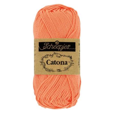 Scheepjes Catona 25g - 410 Rich Coral - Haakgaren / Breigaren