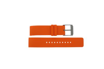 Horlogeband Michael Kors MK8411 Silicoon Oranje 22mm