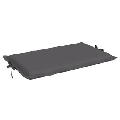 Ligbedkussen 186x58x3 cm oxford stof antracietkleurig
