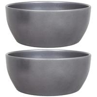 Floran schaal Boule 24.5x9.5cm metallic - thumbnail