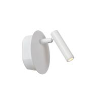 Lucide JOLIJN - Oplaadbare Bedlamp / Wandlamp - Accu/Batterij - Ø 10,2 cm - LED - 1x2W 3000K - Magnetisch - Wit - thumbnail