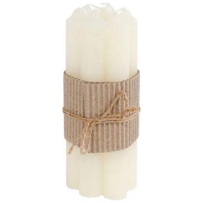 Tafelkaars 7 Stuks Ivoor 2x2x16cm Tafelkaars 7 Stuks Ivoor 2x2x16cm