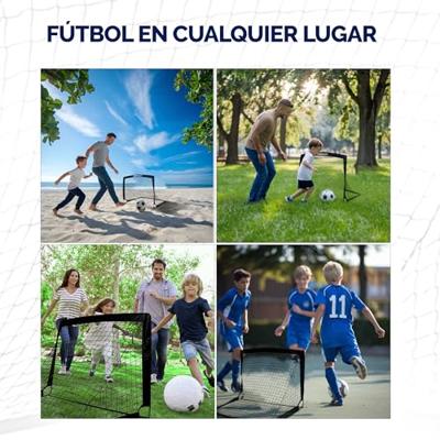 Voetbaldoel Devessport 120 x 90 x 90 cm Zwart