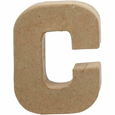 Creativ Company Letter papier-maché - c, 10cm Creativ Company Letter papier-maché - c, 10cm