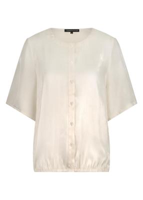 Tramontana Fabric Mix Short-sleeve Blouse C45-17-301 Blouse 006800 Stone