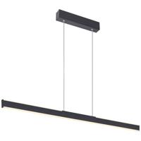 SLV ONE LINEAR 100 1006185 LED-hanglamp LED vast ingebouwd 24 W Zwart - thumbnail