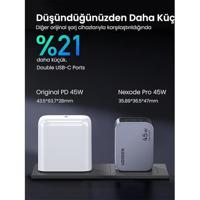 UGREEN Nexode Pro Laadadapter 45 W USB-C bus, USB-C bus Grijs Binnen - thumbnail