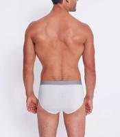 2-Pack heren slips - GO Abc brief - Biologisch katoenen heren onderbroeken met elastische band - Milieuvriendelijk - Duurzaam - thumbnail