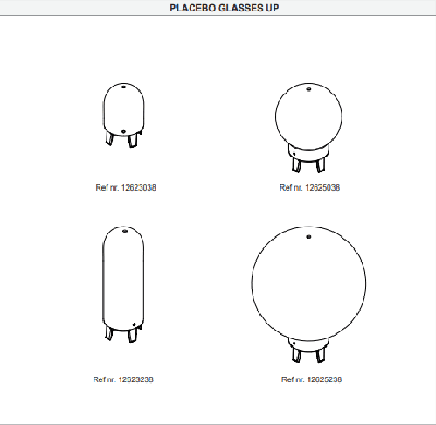 Modular - Placebo glas ball up (Ø155mm) wit mat