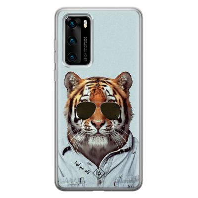 Huawei P40 siliconen hoesje - Tijger wild Huawei P40 siliconen hoesje - Tijger wild