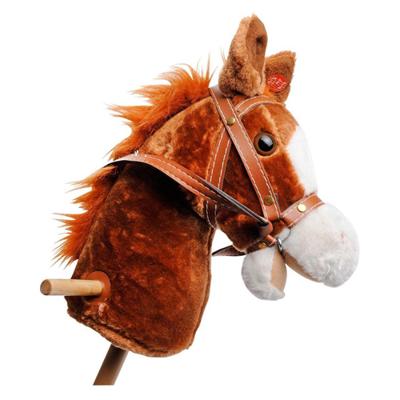 Playwood Houten stokpaard met geluid bruin Playwood Houten stokpaard met geluid bruin