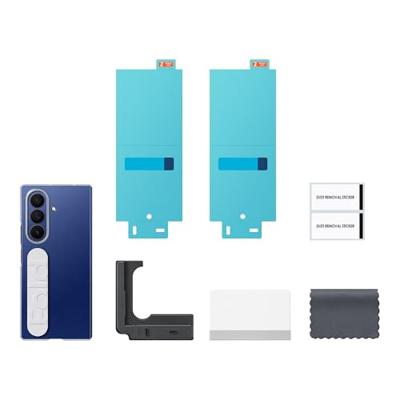 Samsung SAMSUNG Clear Grip Case Z Fold7 Transpar Set (hoesje + beschermglas) Samsung Galaxy Z Fold 7 Light (transparant) Stootbestendig