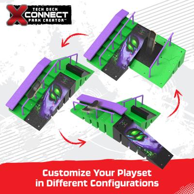 Tech Deck X-Connect Nyjah Rail shredder skatepark