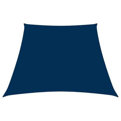 VidaXL Zonnezeil trapezium 3/5x4 m oxford stof blauw
