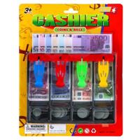 Speelgeld Deluxe Set Munten & Biljetten Euro's En Dollars - thumbnail