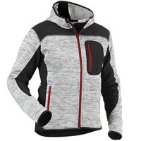Blåkläder Gebreid vest met softshell 49302117 | Grijs mêlee/Zwart | Maat S - 7330509379219 - thumbnail