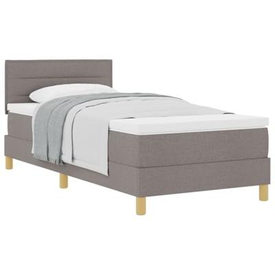 Boxspringbed met matras met matras Taupe 80 x 200 cm Stof