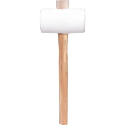 KS Tools 140.1236 Rubberen hamer wit, 735g