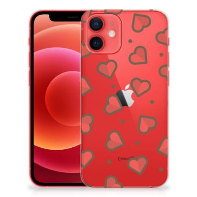 iPhone 12 Mini TPU bumper Hearts iPhone 12 Mini TPU bumper Hearts