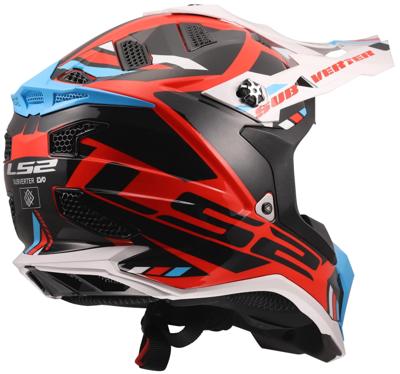 LS2 crosshelm "mx700 subverter evo ii stomp" helmet mx700 subverte stomp white/blue/red l LS2 crosshelm "mx700 subverter evo ii stomp" helmet mx700 subverte stomp white/blue/red l