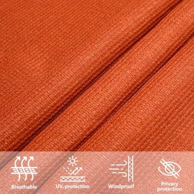 VidaXL Zonnezeil 160 g/m² trapezium 3/4x3 m hdpe oranje VidaXL Zonnezeil 160 g/m² trapezium 3/4x3 m hdpe oranje