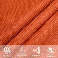 VidaXL Zonnezeil 160 g/m² trapezium 3/4x3 m hdpe oranje - thumbnail