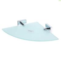 Glazen Hoek Planchet Sapho X-Square 25x5.5 cm Chroom - thumbnail
