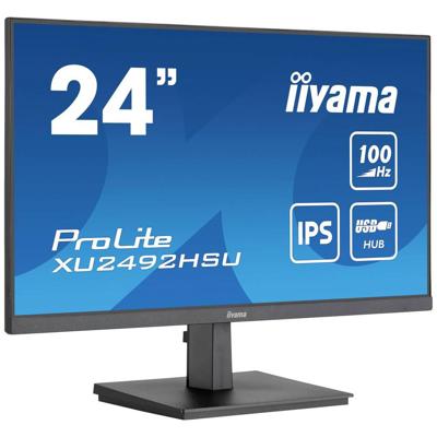 Iiyama ProLite XU2492HSU-B6 LED-monitor Energielabel D (A - G) 61 cm (24 inch) 1920 x 1080 Pixel 16:9 0.4 ms HDMI, DisplayPort, Hoofdtelefoon (3.5 mm