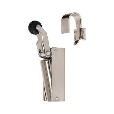 Dictator deuropvanger 1100 met lage haak 1011 vernikkeld