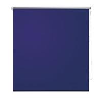 VidaXL Rolgordijn verduisterend 80 x 230 cm marineblauw - thumbnail