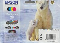 Epson Polar bear Multipack 4-colours 26 Claria Premium Ink - thumbnail