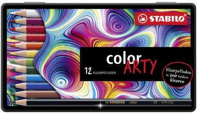 STABILO color 12 kleurpotloden in blik