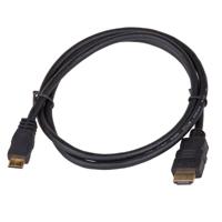 Akyga AK-HD-10M HDMI-kabel Aansluitkabel HDMI-A-stekker, HDMI-mini-C-stekker 1 m Zwart - thumbnail