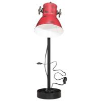 VidaXL Bureaulamp 25 w e27 15x15x55 cm verweerd rood - thumbnail