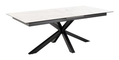 Bendt Uitschuifbare Eettafel 'Line' Keramiek, 200/240 x 100cm, kleur Wit