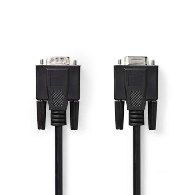 VGA-kabel | VGA male - VGA female | 2,0 m | Zwart VGA-kabel | VGA male - VGA female | 2,0 m | Zwart