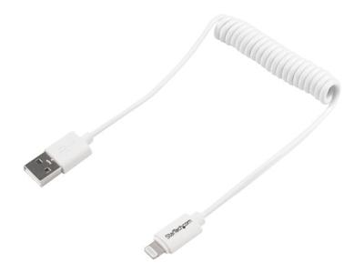 StarTech.com Lightning-naar-USB-kabel - gekruld - 60 cm, wit