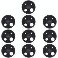 10 PCS Camera Lens Cover voor Nokia C5 Endi (Zwart) - thumbnail