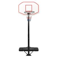 Basketbalstandaard 258-363 cm polyetheen wit - thumbnail