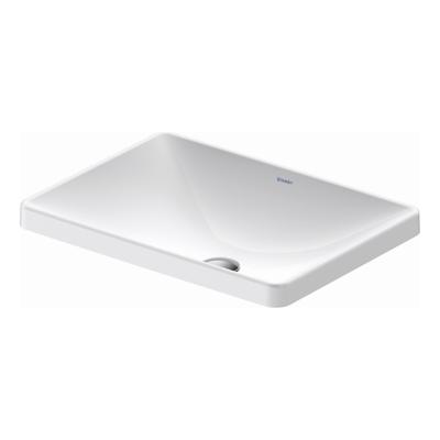 Duravit D-Neo inbouwwastafel 60x44x14.5cm 1 kraangat rechthoek Keramiek Wit 0358600079