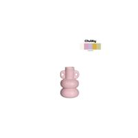 Chubby kaarsenhouder H12cm roze - thumbnail