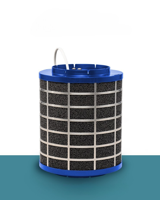 Purivent Silo Plasmafilter Voor Afzuigkap (schacht 240mm+) - 850 M3/h - Aansluiting Ø150mm - thumbnail