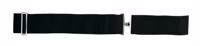 Pagony Elastische singel breed zwart - thumbnail