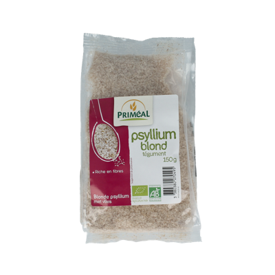 Primeal Blonde psyllium met vlies bio 150 Gram Primeal Blonde psyllium met vlies bio 150 Gram