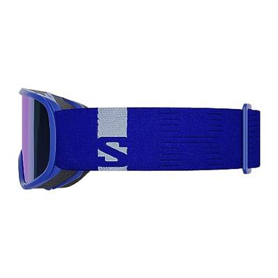 Salomon Lumi Sneeuwbril Kinderen Race Blue One Size