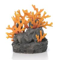 BiOrb ornament lavasteen met vuurkoraal aquarium decoratie - thumbnail