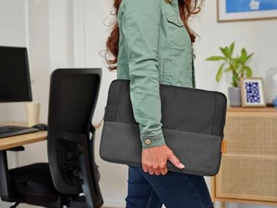 Laptophoes Trust Lisboa Zwart 16" - thumbnail